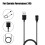 Vervangende USB-datakabel/oplaadkabel, compatibel met Garmin Forerunner 245/245M. 2