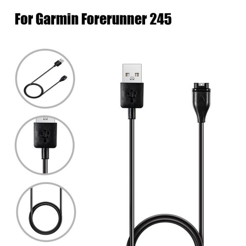 Vervangende USB-datakabel/oplaadkabel, compatibel met Garmin Forerunner 245/245M. 1