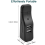 Hub USB 3x4 porte, mini hub dati USB 2.0 splitter piccolo e portatile, per PC, laptop, notebook PC, XPS, 4