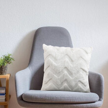 Yakbaofuo 18x18 inch winterkussenhoezen - Kerstkussenslopen met strepen en sneeuwvlokken, passend bij landelijke kerstdecoratie