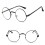 Gafas de lectura lisas para miopía (-1.0 a -6.0) Negras -3.5 1