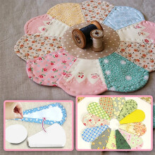 Liquidación de Kpamnxio, Utensilios de cocina, Molde para pasteles, Plantilla de jardín de flores de la abuela, Plantilla de patchwork C