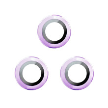 Protector de lente de cámara compatible con iPhone 13 Pro/13 Pro Max, película de vidrio templado antiarañazos, cubierta de anillo de lente de