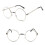 Gafas de lectura lisas para miopía (-1.0 a -6.0) Negras -3.5 2