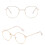 Gafas de lectura lisas para miopía (-1.0 a -6.0) Negras -3.5 8