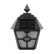 Solar Wall Lantern Lights, Outdoor Solar Sconce with Motion Sensor, IP65 Waterproof, Dusk to Dawn, Front Porch Security Lamp, Wall Mount Decor