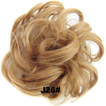 Syntetiske fleksible hårboller krøllete scrunchy chignon elastisk rotete bølgete scrunchies wrap for hestehale extensions for kvinner
