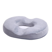 Coussin d'assise Uanit en forme de donut pour soulager les douleurs du coccyx, compatible avec les chaises de bureau, les fauteuils roulants et les