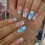 24 unhas postiças quadradas longas W596W596W596 8