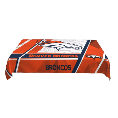 Ορθογώνιο τραπεζομάντιλο Broncos, συμβατό με υπαίθριο πικνίκ, φθινόπωρο, 2