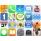 20 Uncut Handy-Apps Essbare Bild-Oblatenpapier-Cupcake-Topper 1