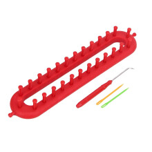 Knitting Loom Set Stitch Knit Lightweight Durable Knitting Yarn Loom, Weaving Loom Weaving Tool for Socks Sweater DIY Craft Length 26cm