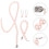 Set di gioielli da donna Yongwei con perle d'acqua dolce - Collana, bracciale e orecchini 4
