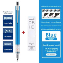 Japanese Uni New Limited KURU TOGA Advance Mechanical Pencil 0.5mm M5-559 Auto Rotating Lead Breakproof 0.3mm 0.7mm M3 M7 Blue M5-559 Set