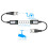GUYUTING UTP CAT5 Video Transceiver ESCAM 202A Interference Rejection Transceiver Applicable for PAL/NTSC/SECAM 4
