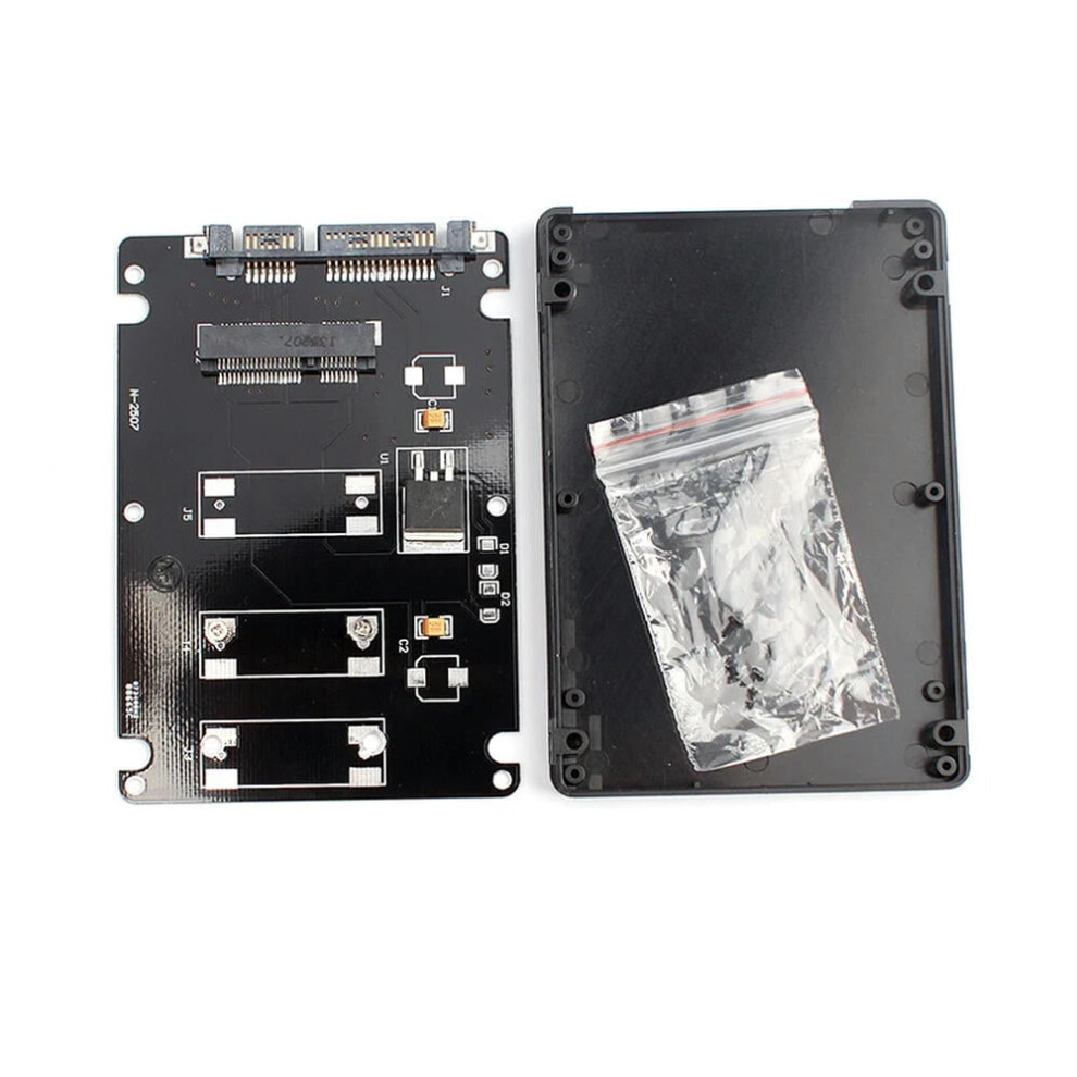 For Mini Pcie Msata Ssd To 2.5Inch Sata3 Adapter Card With Case 9083649930199