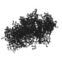 Guangmc White Balloon Music Notes Confetti for Wedding Party Table Decoration