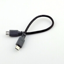 FOR 10pcs Micro USB Type B Male To Micro B Male 5 Pin Converter Adapter Lead Data Cable 20cm