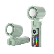 Portable Neck Fan with Ice Cool Function 4000mAh Rechargeable Battery for Outdoor Office Travel