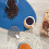 Electric Coffee and Spice Grinder 150300W Blue OneButton MultiPurpose Adjustable Grind 5