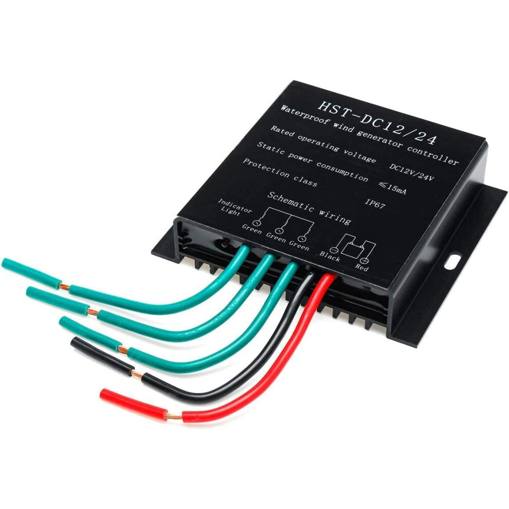 Wind Turbine Charge Controller 3000W 12V 24V 48V Mppt Ip67 Waterproof With Automatic Braking 9164114615718