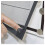 Magnetic Window Screen Grey Mesh 70x120cm with Black Frame, Adjustable Size, Easy Installation 1