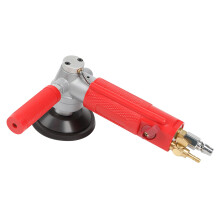 4 Inch Pneumatic Wet Polisher for Stone, 4300RPM Air Stone Polisher for Granite Marble, Red