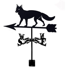 Weather Vane Stainless Steel Roof Wind Vane for Garden Decor Outdoor Wind Direction Indicator