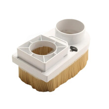 CNC Dust Shoe with  Suction Power, Elastic Brush for 75100mm Spindle Engraving