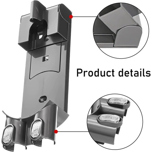 Wall Mount Docking Station for Dyson V6 DC34 DC35 DC58 DC59 DC61, DualMode Stable Storage 1pc 1