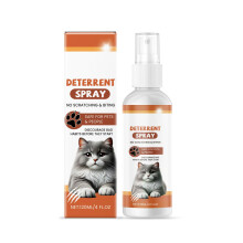 Cat Deterrent Spray with Citrus Scent for Indoor Outdoor Use, Protects Furniture and Fabrics