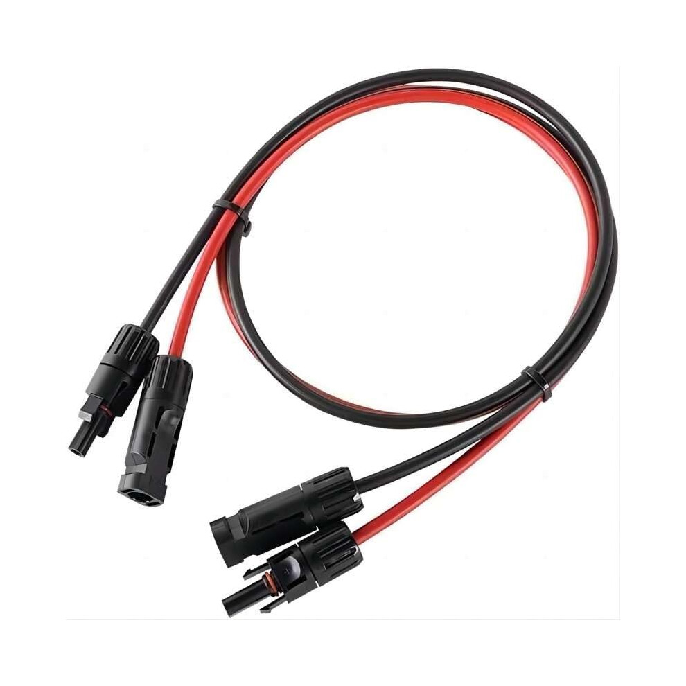 Solar Panel Extension Cable 10Awg With Mc4 Connectors Weatherproof Pv Solar Wire 3M Black And Red 9113335014800