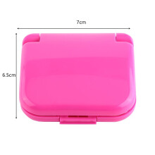 Fil à coudre, boîte à couture, aiguilles, outils, multifonction, robuste, portable, pour tiroir de bureau (rouge)