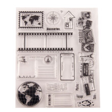 Průhledná silikonová razítka Ease pro DIY scrapbooking a deníkové psaní