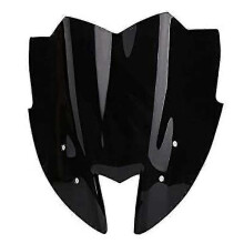 Visera negra para parabrisas de motocicleta compatible con Kawasaki Z800 2012-2016