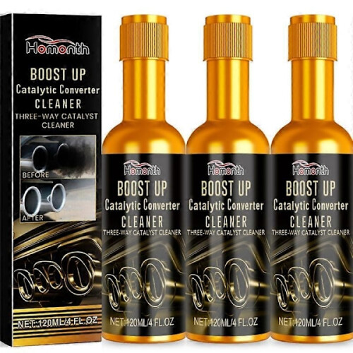 Boost Up Vehicle Engine Catalytic Converter Cleaner DeepCleaning Multipurpose 3pcs