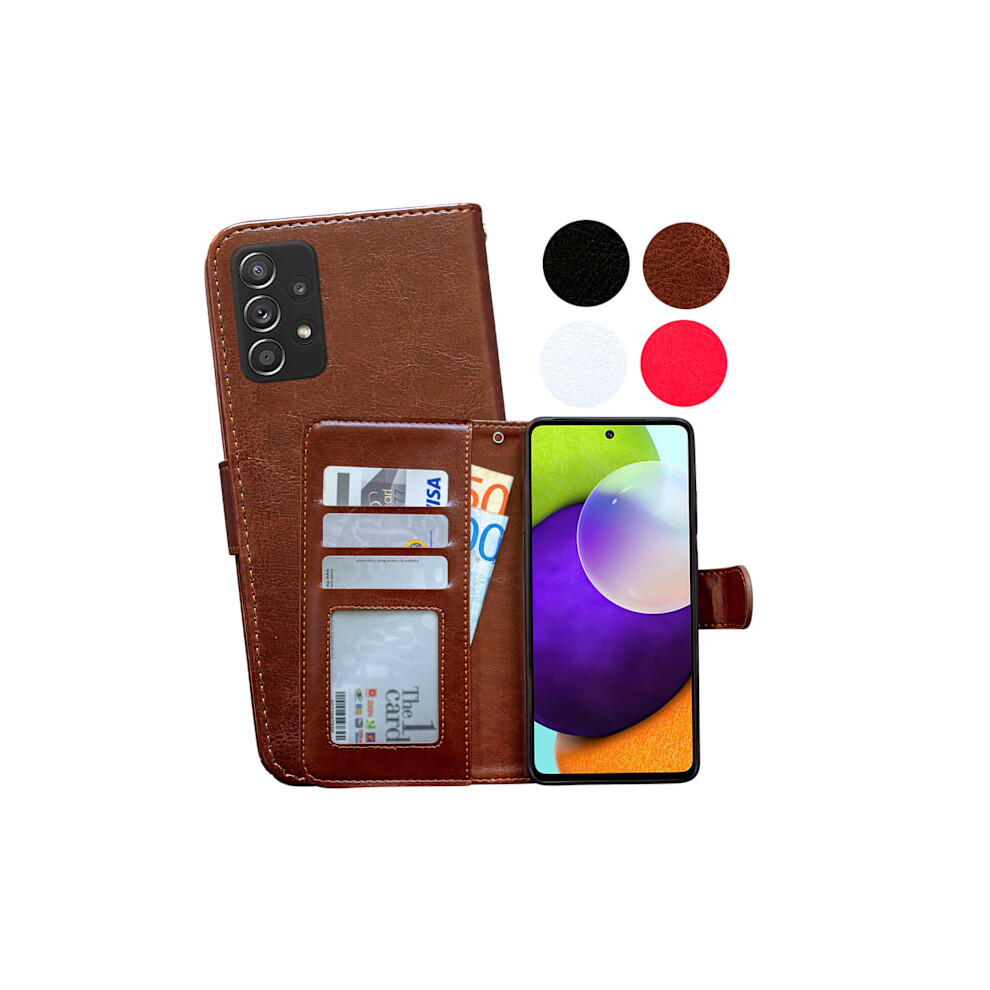 Compatible With Samsung Galaxy A33 5G - Leather Case / Protection Pink 9395123861852