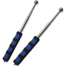 stuks 140 cm roestvrijstalen draagbare telescopische aanwijsstok voor sociale afstand, uitschuifbaar handmeetinstrument (blauw)