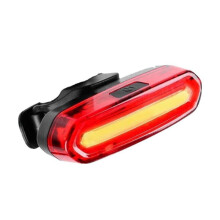 USB nabíjateľné zadné svetlo na bicykel, LED výstražné svetlo na bicykel, IPX6, vodotesné na prilbu