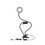 Vlog & Streaming Package for Mobile - LED Ring & Holder Black 3