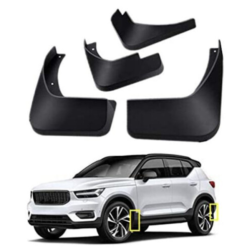 Εμπρός και πίσω λασπωτήρες για Volvo Xc40 2018 2019 2020 2021 (τέσσερα τεμάχια) 1