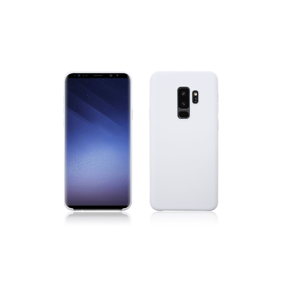Compatible With Samsung Galaxy S9 - Silicone Cover In Matt Design White 9395123862231
