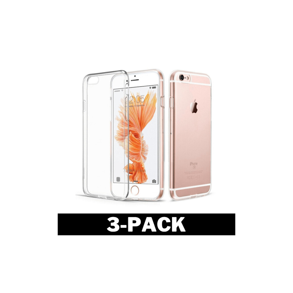 Transparent Rubber Compatible With Iphone 6/6S Case Transparent Tpu 3-Pack 9395123862224