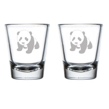 2er-Set Schnapsgläser, 50 ml, Schnapsglas „Baby Panda“