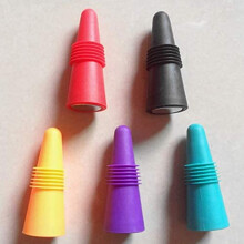 Wine Stoppers, 10 Pcs Reusable Silicone Beverage Bottle Stoppers, Wine Bottle stopper to Keep The Wine Fresh - 5 Colors