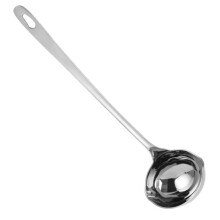 Multifunktionale Schöpfkelle, Küchenhelfer, Wasserlöffel, Löffel mit Ausguss, Esslöffel, Gewerbeausführung, Edelstahl 201