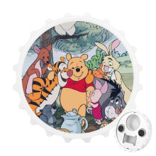 Winnie Puuh Flaschenöffner magnetisch mit Kühlschrankmagneten – Einzigartige Geschenkidee für Campingfans – Cooles Gadget für