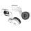 SUSUchens1Pair B2 Cuffie antirumore, compatibili con Oculus Quest2, regolabili e comode per visore VR 2