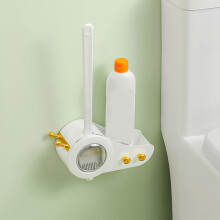 Liquidação! Escova de vaso sanitário de silicone, sistema de limpeza para vaso sanitário, montagem na parede, cabo antiderrapante, cerdas macias,