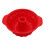 Forma de silicone oca em espiral de 25 cm (10 polegadas), compatível com forma de aço inoxidável de 23 x 33 cm (9 x 13 polegadas), ideal para 1